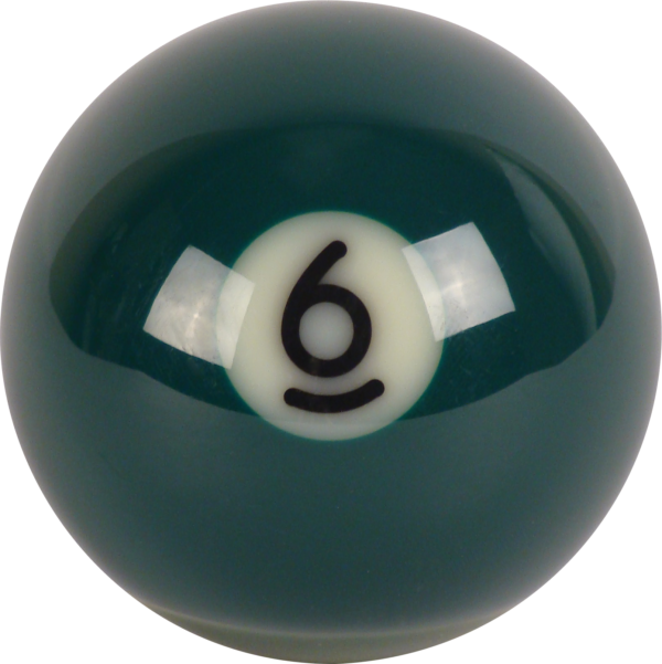 Aramith Premium Replacement Ball – #6 | Golden Break Billiards